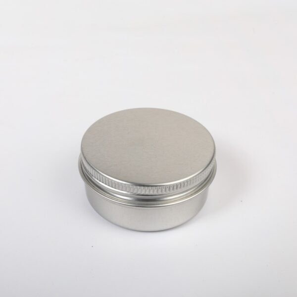 gel air freshener aluminum tin container,round candy metal tin box 50ml
